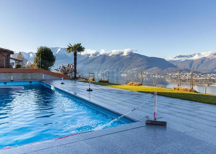Lakeside Pool Paradise דירה Gambarogno